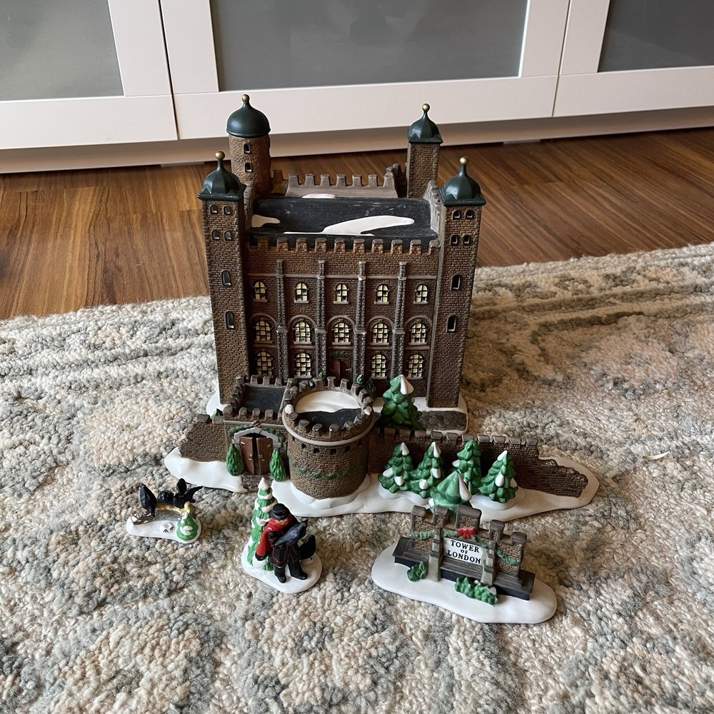 Dept 56 Dickens Village Tower of London Historical Landmark Series- CHIPPED